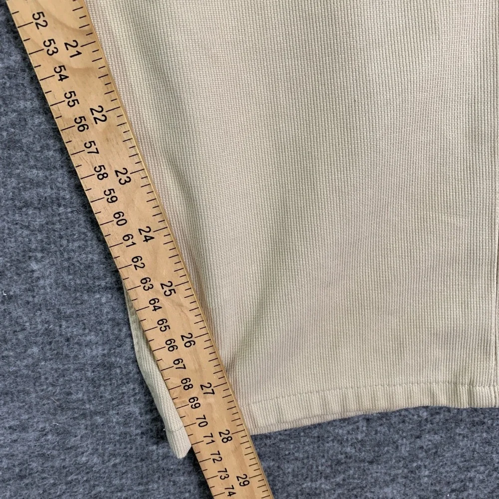 Sid Mashburn Pants Men 34x28 Slim Straight 5 Pocket Trousers Beige Italy Button